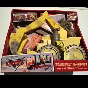 DISNEY PIXAR CARS SCREAMIN' BANSHEE LIGHTS & SOUNDS SEALED In Box.